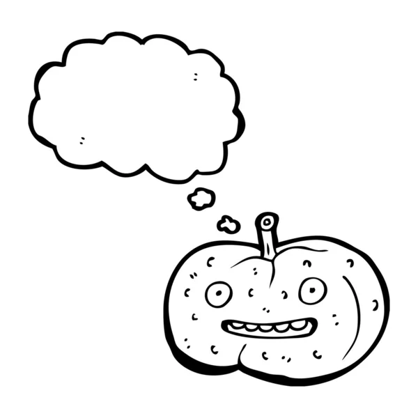 Desenhos animados de maçã bonito — Vetor de Stock