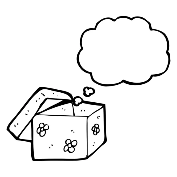 Cartoon-Geschenkbox — Stockvektor