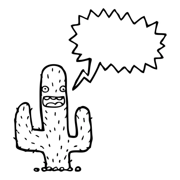 Cactus de dibujos animados — Archivo Imágenes Vectoriales