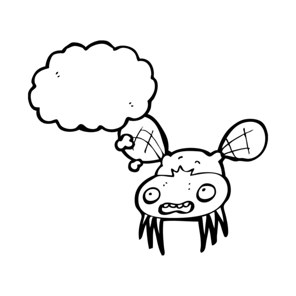 Mosca de dibujos animados — Vector de stock