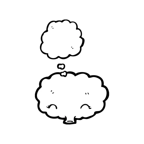 Lustige Wolke — Stockvektor