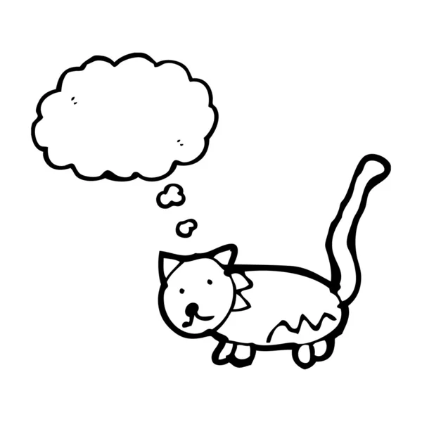 Bir kedi çizim — Stok Vektör