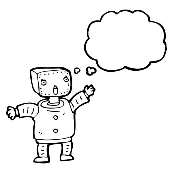 Robot de dibujos animados — Archivo Imágenes Vectoriales