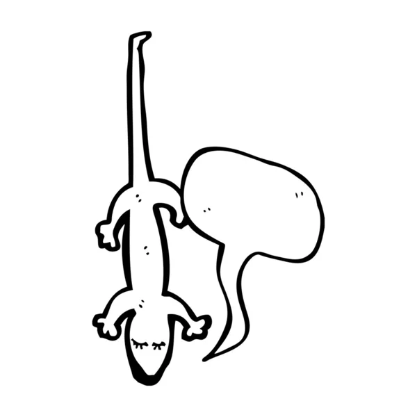 Jaszczurka kreskówka — Wektor stockowy