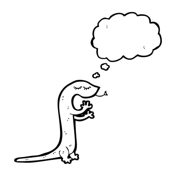 Desenho animado do lagarto — Vetor de Stock