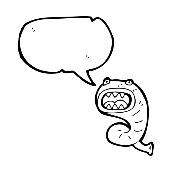 卡通水蛭 — 图库矢量图片