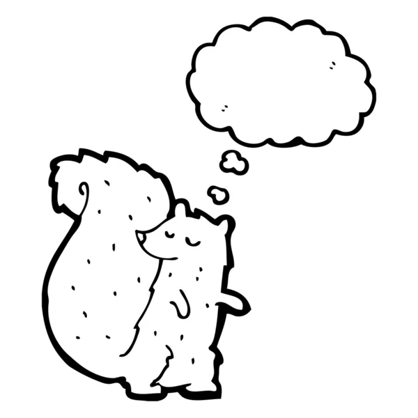 可爱小松鼠卡通 — 图库矢量图片