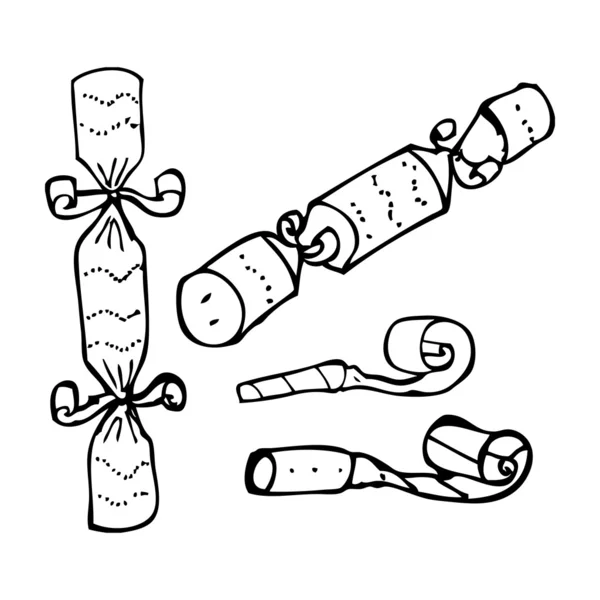 Christmas cracker cartoon — Stock Vector © lineartestpilot #20080089