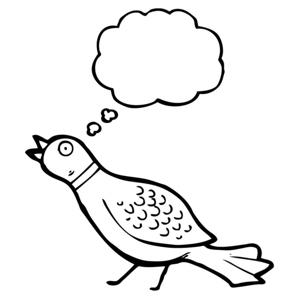 Funny pheasant cartoon — Stock Vector