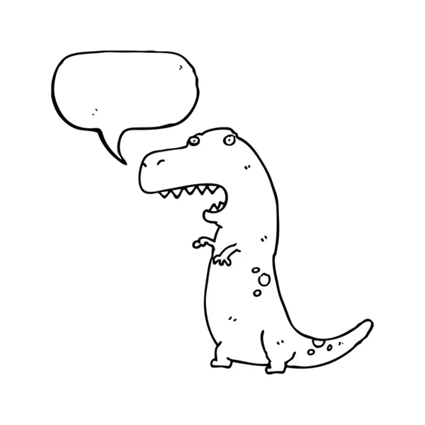 恐竜の漫画 — ストックベクタ