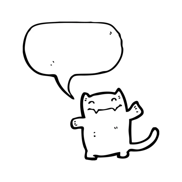 Happy γάτα γελοιογραφία — Διανυσματικό Αρχείο