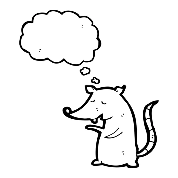 Pensant raton laveur — Image vectorielle