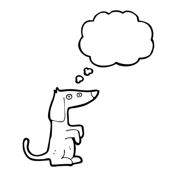 Lycklig hund cartoon — Stock vektor