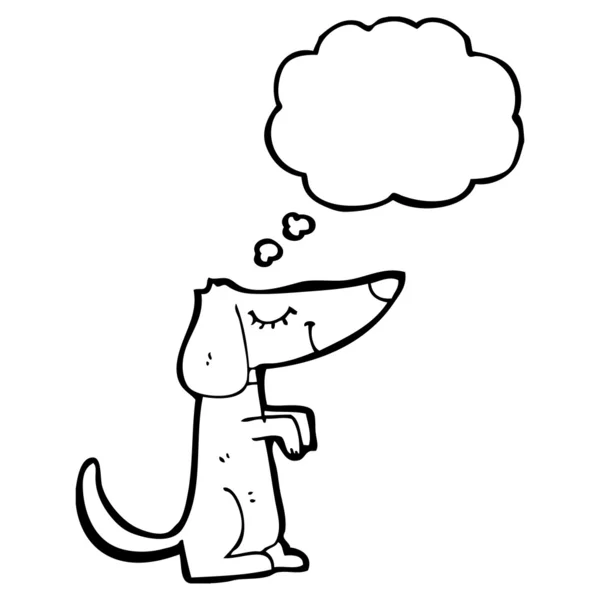 Happy dog cartoon — Stock Vector