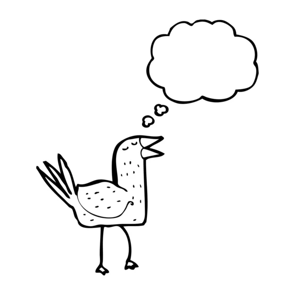 Funny bird — Stock Vector