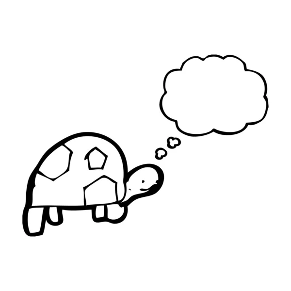 Drawing of a tortoise — Stock Vector