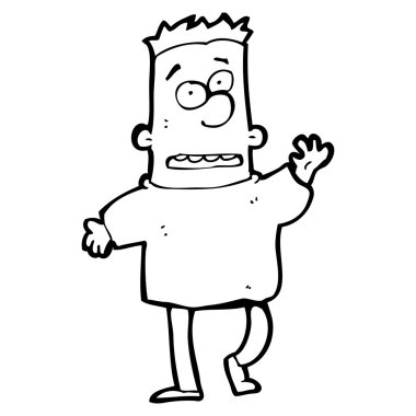 adam sallayarak veda