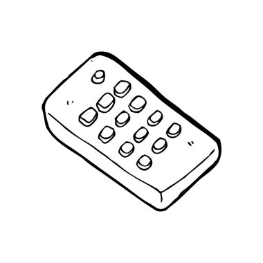 Uzaktan kumanda karikatür