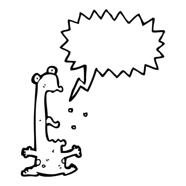 Grenouille hurlante — Image vectorielle