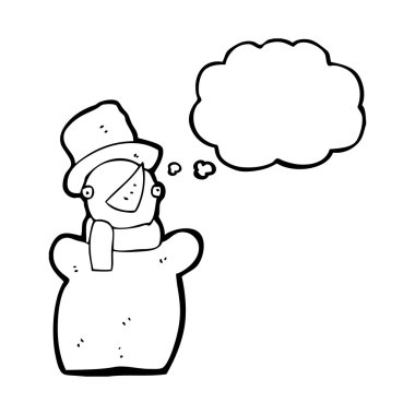 kardan adam şapka ve atkı