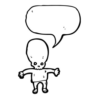 Zombie ile konuşma balonu