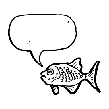 Balık karikatür