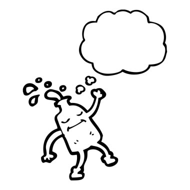 süt şişesi çizgi film dans