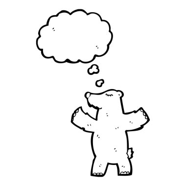 karikatür kutup ayısı