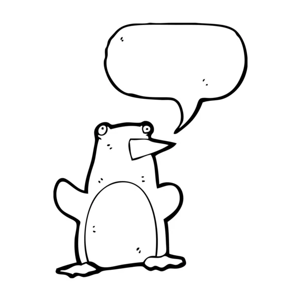 Grappige pinguïn — Stockvector