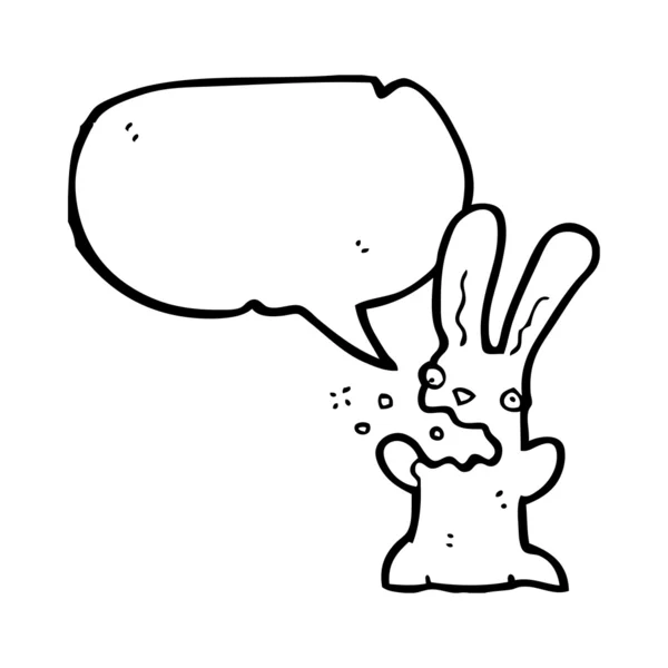 Lapin rôti — Image vectorielle