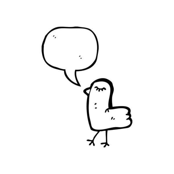 小鸟与语音泡沫 — 图库矢量图片