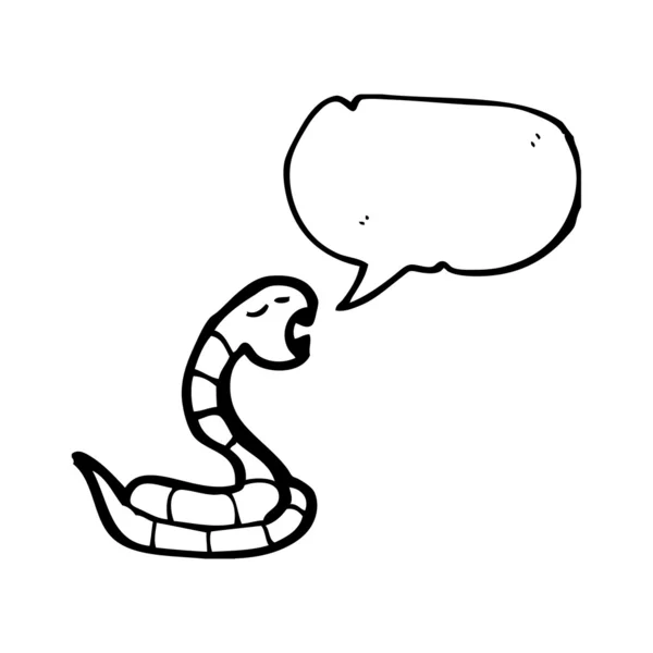 歯擦音のヘビ — ストックベクタ