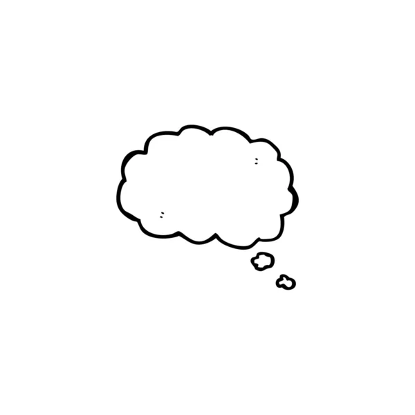 Thought bubble drawing — Stock Vector