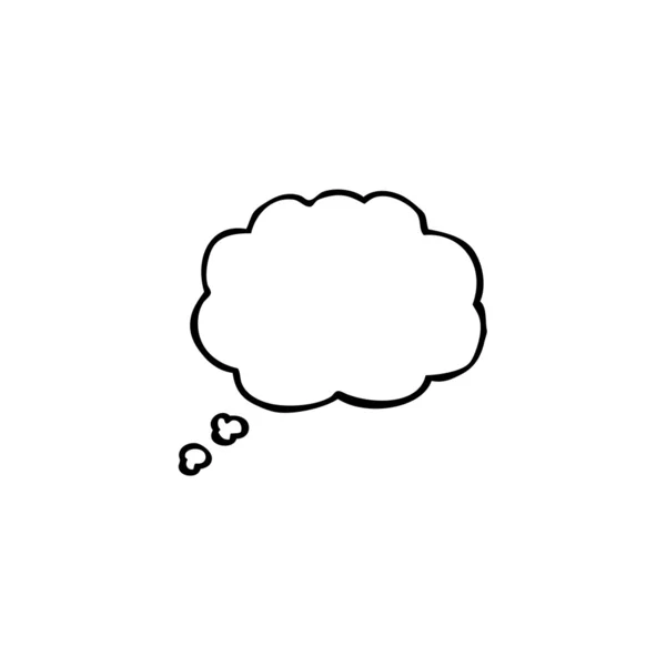 Gedachte zeepbel tekening — Stockvector