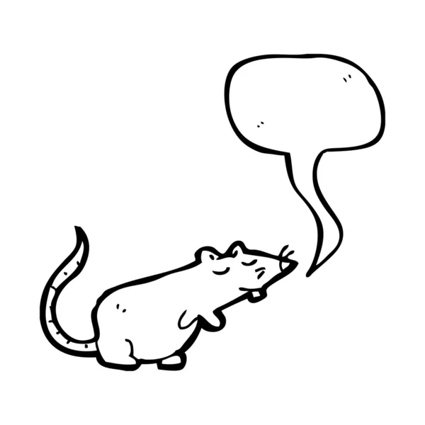 Grincement de souris de dessin animé — Image vectorielle