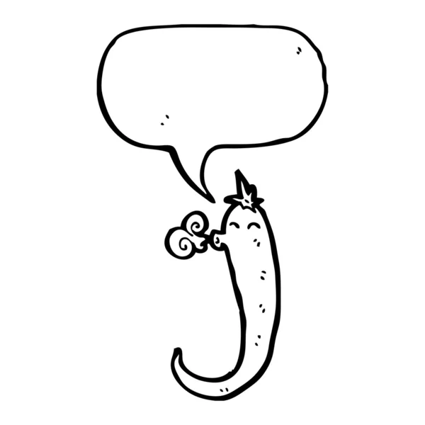 Parler chili poivre dessin animé — Image vectorielle