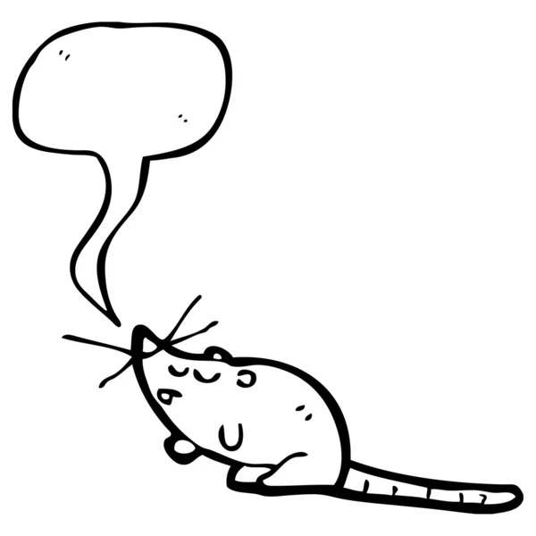 Grappige cartoon muis — Stockvector