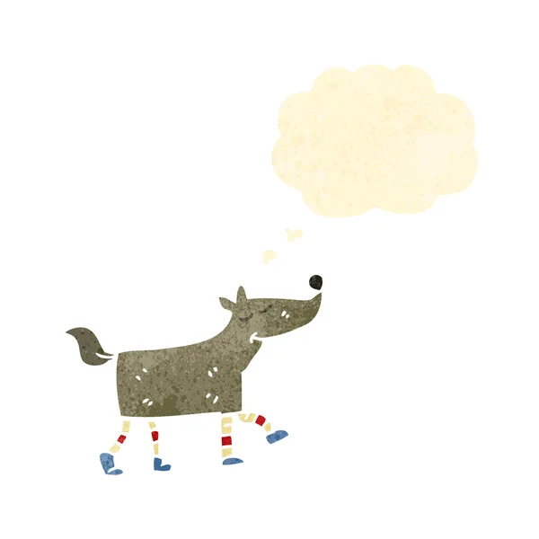 Ретро-мультфільм собака — стоковий вектор