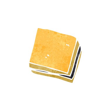 Retro çizgi film şekeri