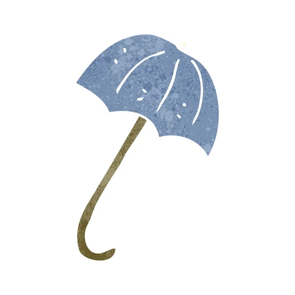 Retro tecknade paraply — Stock vektor