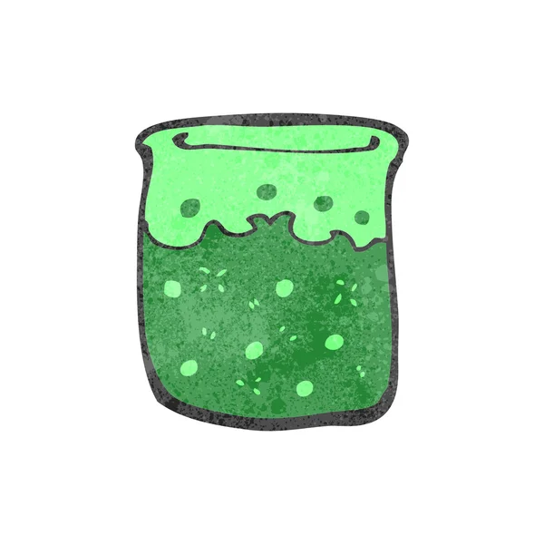 Ретро мультфільм бульбашки хімічних речовин — стоковий вектор