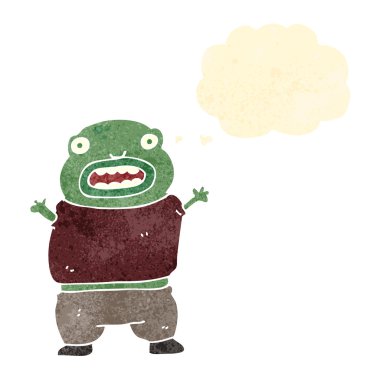 Retro çizgi film yabancı