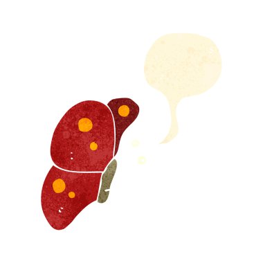 Retro karikatür kelebek