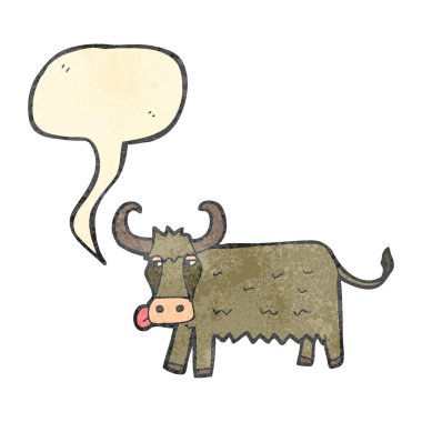 Retro karikatür yak