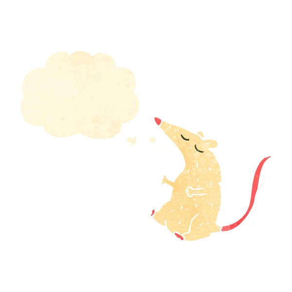 Retrotecknad råtta — Stock vektor