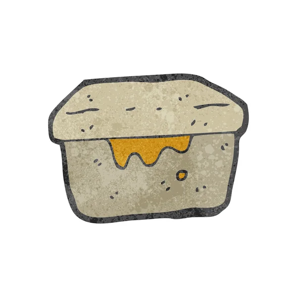 Retro-Cartoon-Lunchbox — Stockvektor