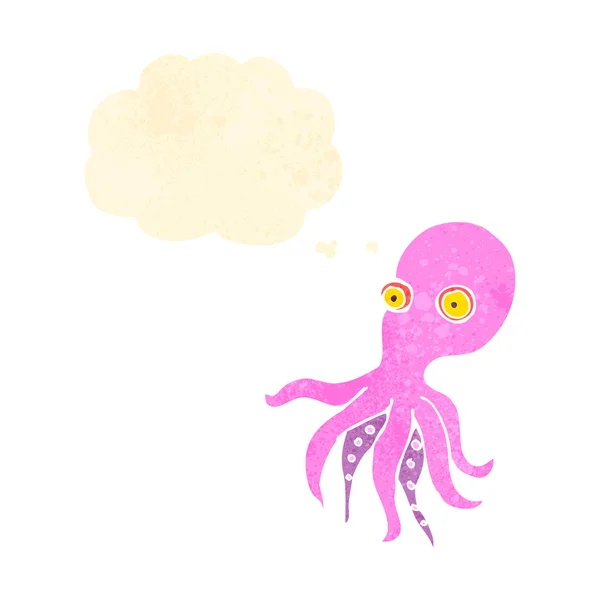 Pulpo de dibujos animados retro — Archivo Imágenes Vectoriales