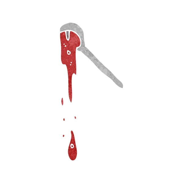 Retro caricatura cucharada de mermelada — Vector de stock