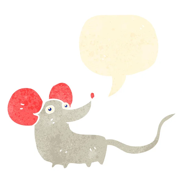 Retro cartoon mouse — Stock Vector