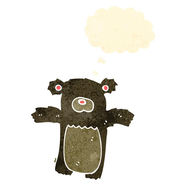 复古漫画小熊 — 图库矢量图片
